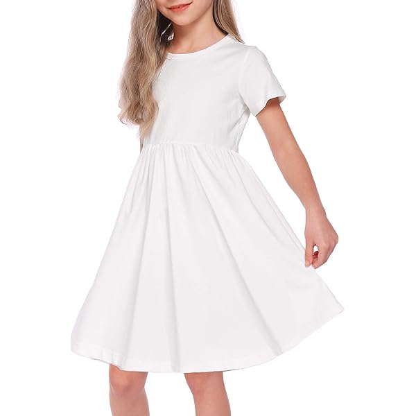 Amazon.com: Girls Sleeveless Dress Clothes Kids Ruffle